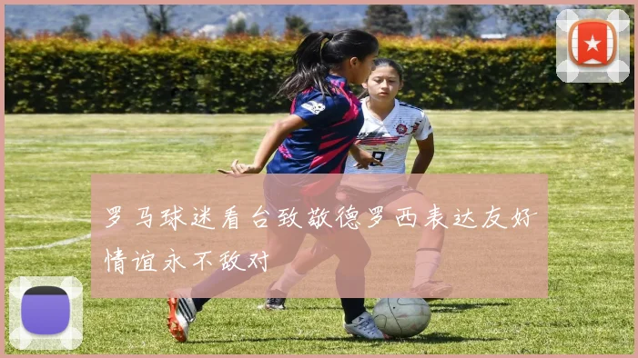罗马球迷看台致敬德罗西表达友好情谊永不敌对
